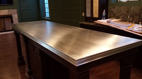 working with zinc sheet metal|zinc sheets for countertops.